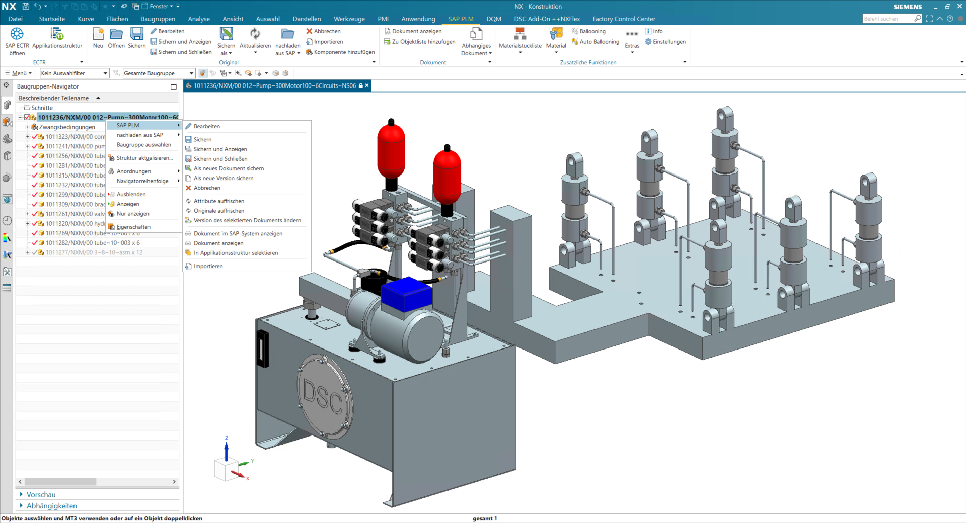 SAP ECTR interface to NX