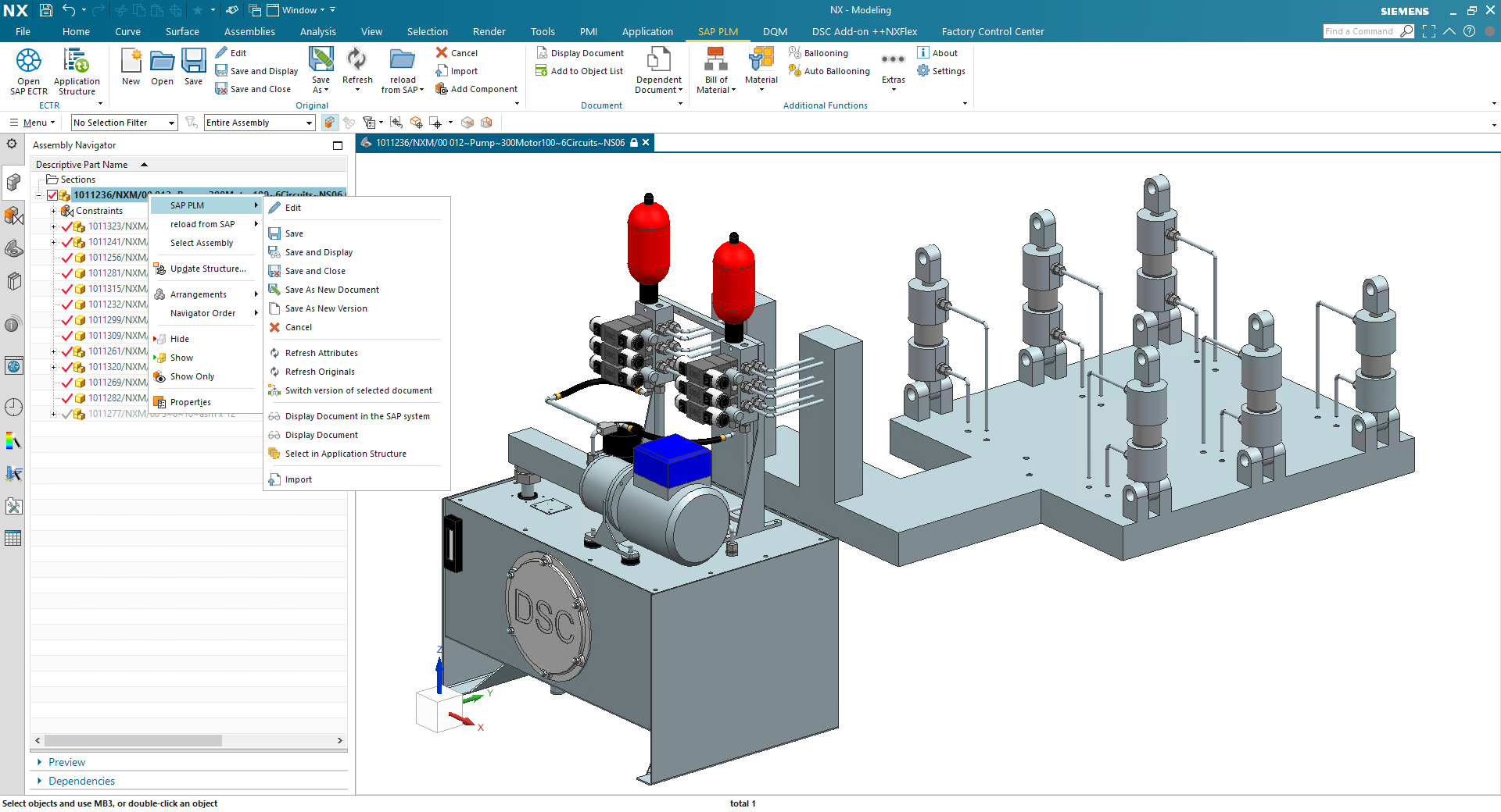 SAP ECTR interface to NX